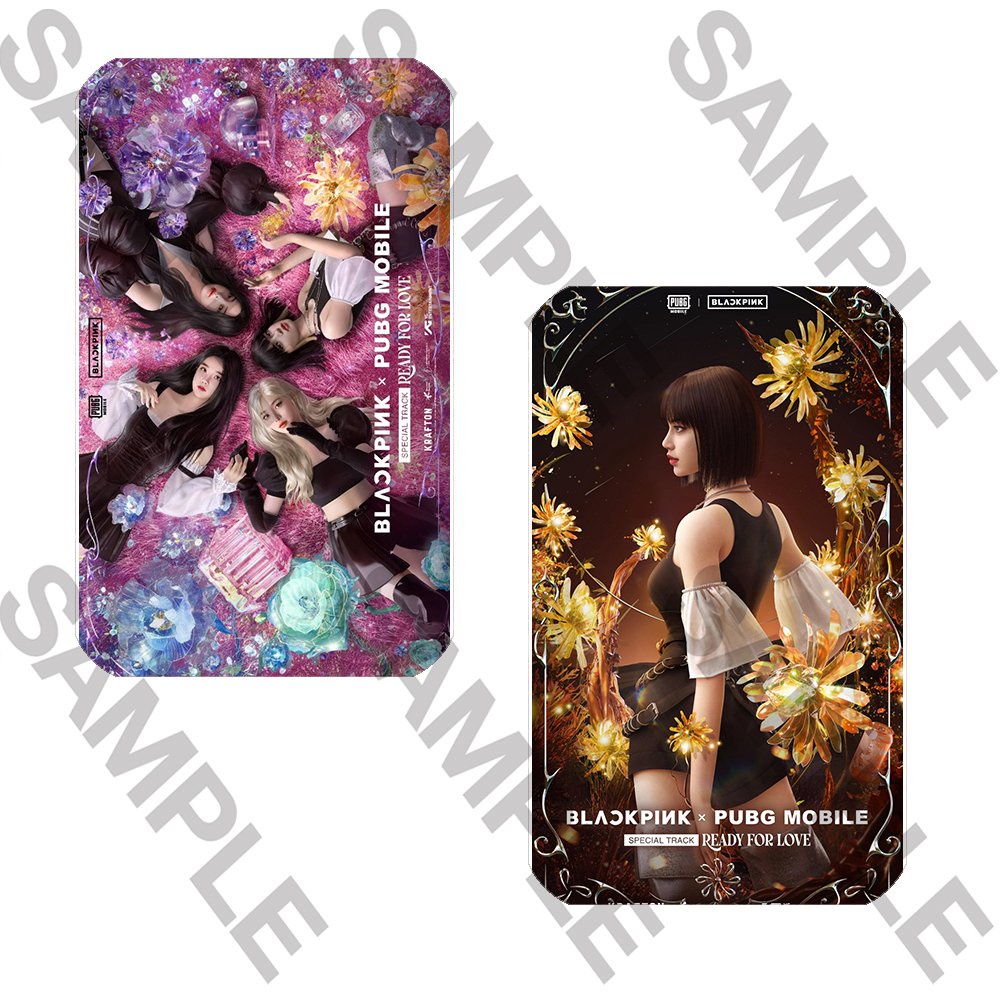 Card bo góc BLACKPINK ver AI READY FOR LOVE nhóm nhạc idols Hàn Quốc