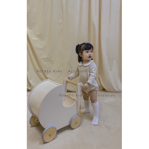 Tất Lửng, Tất Nơ, Tất Tiểu Thư Chất Liệu Len Co Giãn Cho Bé Từ Sơ Sinh