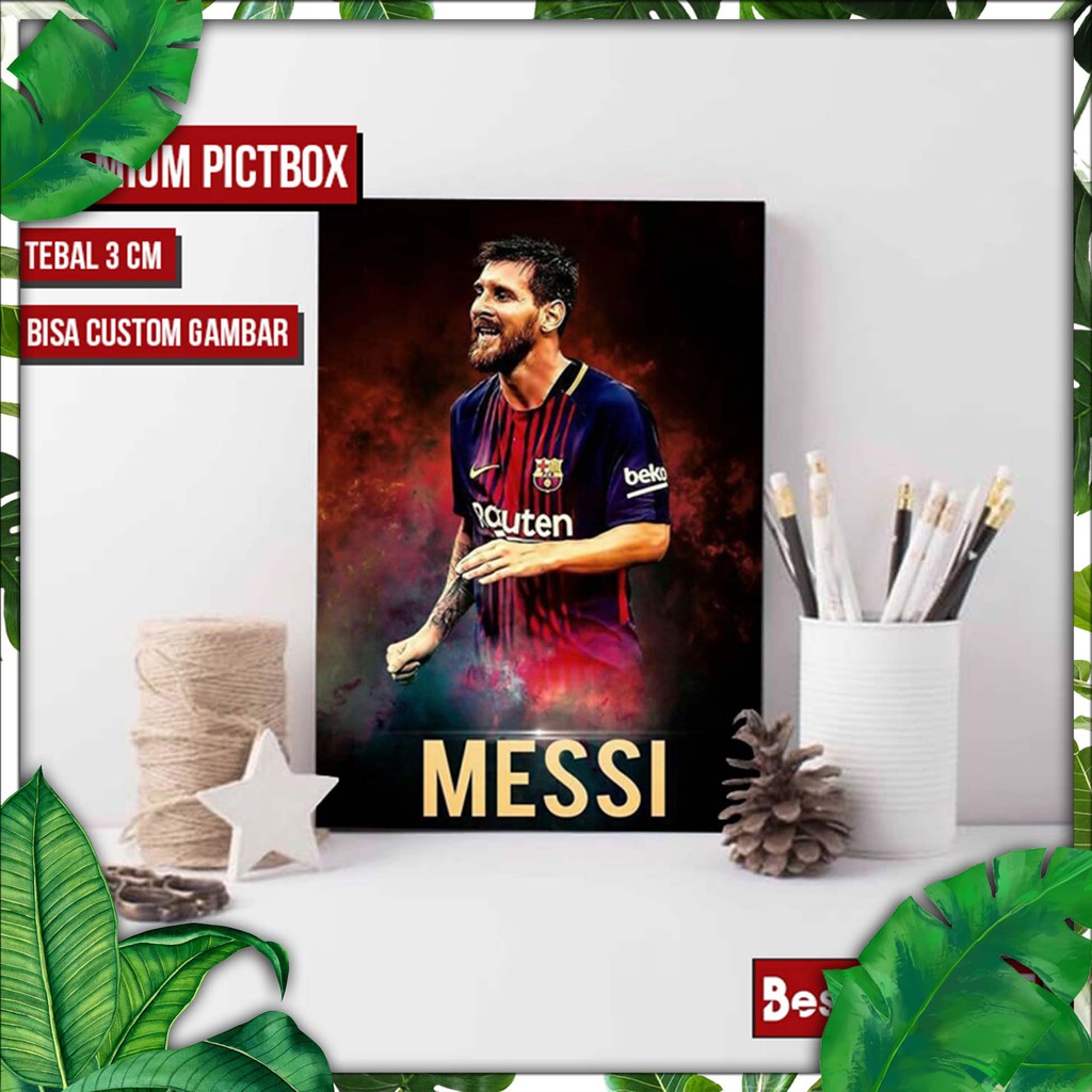 Poster Treo Tường Hình Cầu Thủ Bóng Đá Lionel Messi Pictbox0155