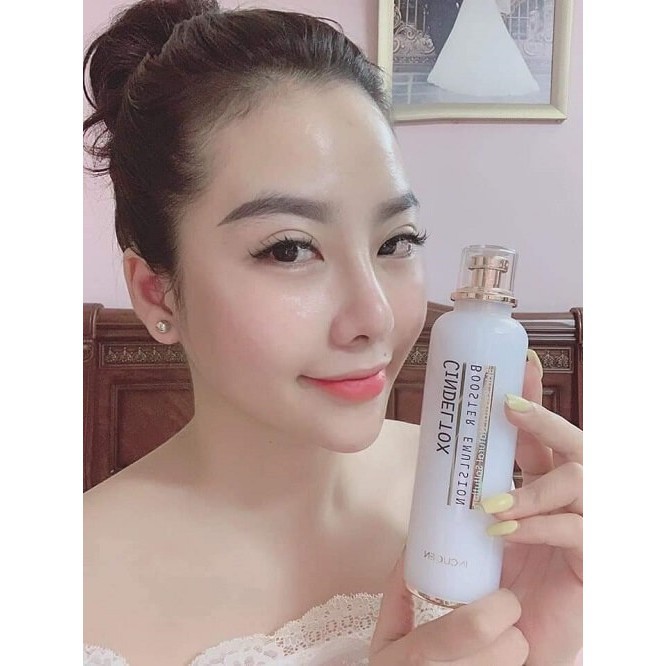 Nhũ Tương trắng da căng bóng mịn Cindeltox Booster Emulsion 120ml