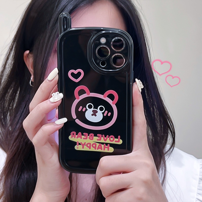 ỐP LƯNG IPHONE Ốp Điện Thoại Hình Gấu Hoạt Hình Cho iphone7 / 7plus / 8 / 8plus / x / xs / 11 / 12 / 13 / 14 / pro / max / plus / promax