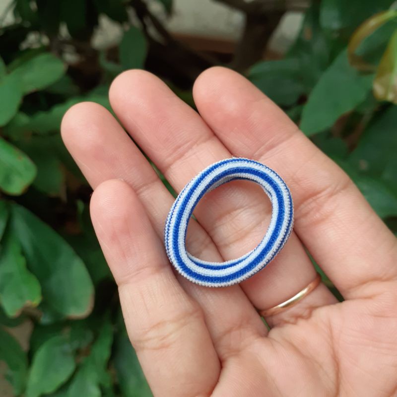 98 Thun cột tóc trẻ em sọc màu (Size 2 cm)