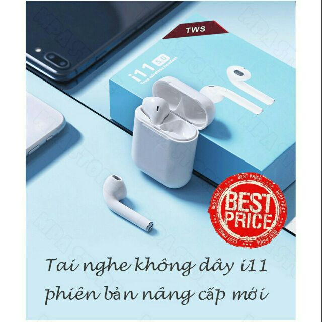 Tai đôi bluetooth i11TWS new 2019