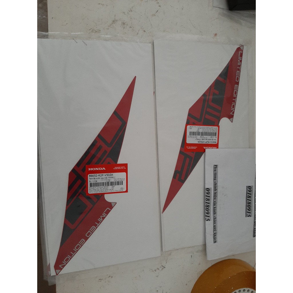 tem limited edition winner x honda