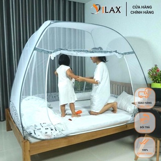 Mùng chụp đỉnh rộng cao cấp Mộc Miên ( 2 cửa)