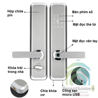 Khóa cửa thông minh wifi Ttlock SHP-DL7I