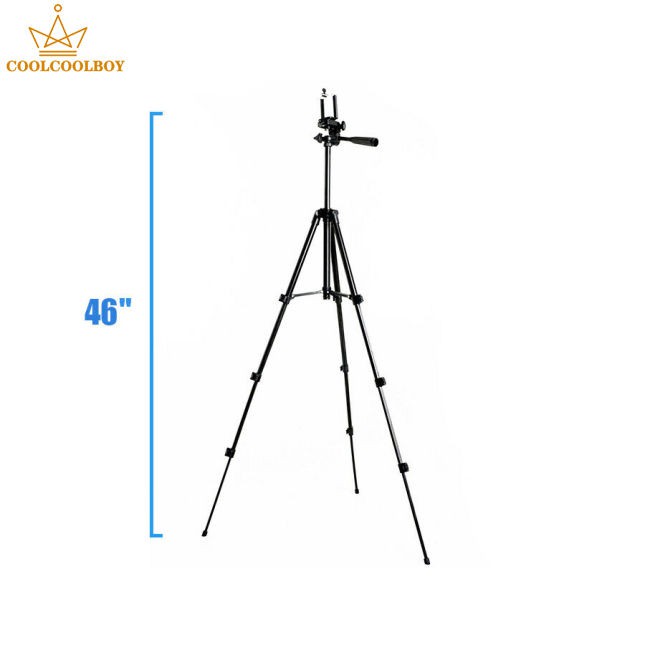 46" Professional Camera Tripod Stand for iPhone/Samsung Holder Cell Mount