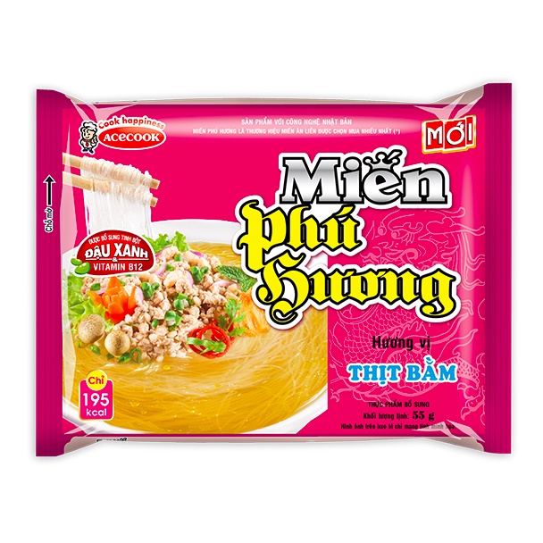 Miến Phú Hương Sườn Heo Xanh / Thịt Bằm Hồng