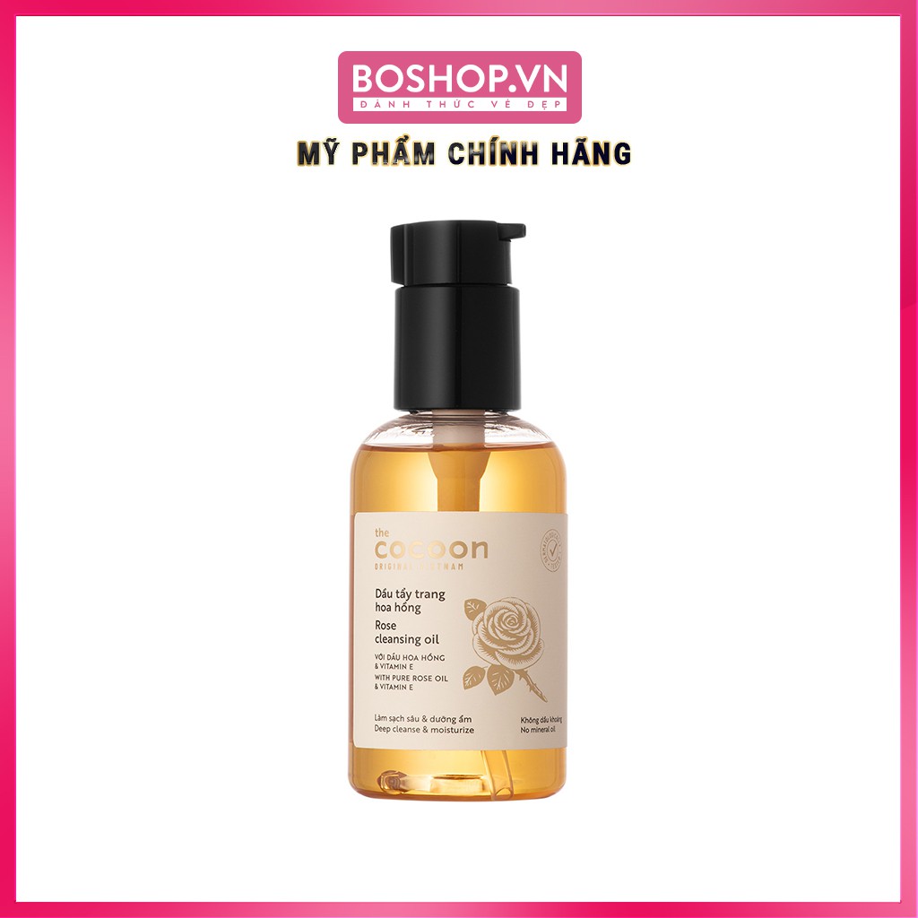 Dầu Tẩy Trang Hoa Hồng Cocoon Rose Cleansing Oil 140ml