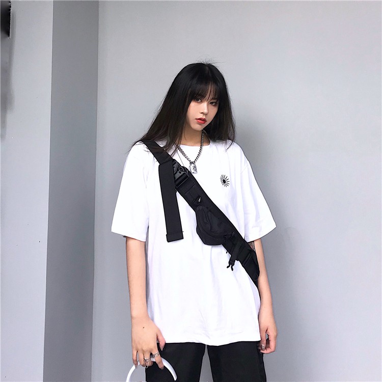 Áo thun nữ form rộng tay lỡ Yinxx, phông unisex oversize ATL15