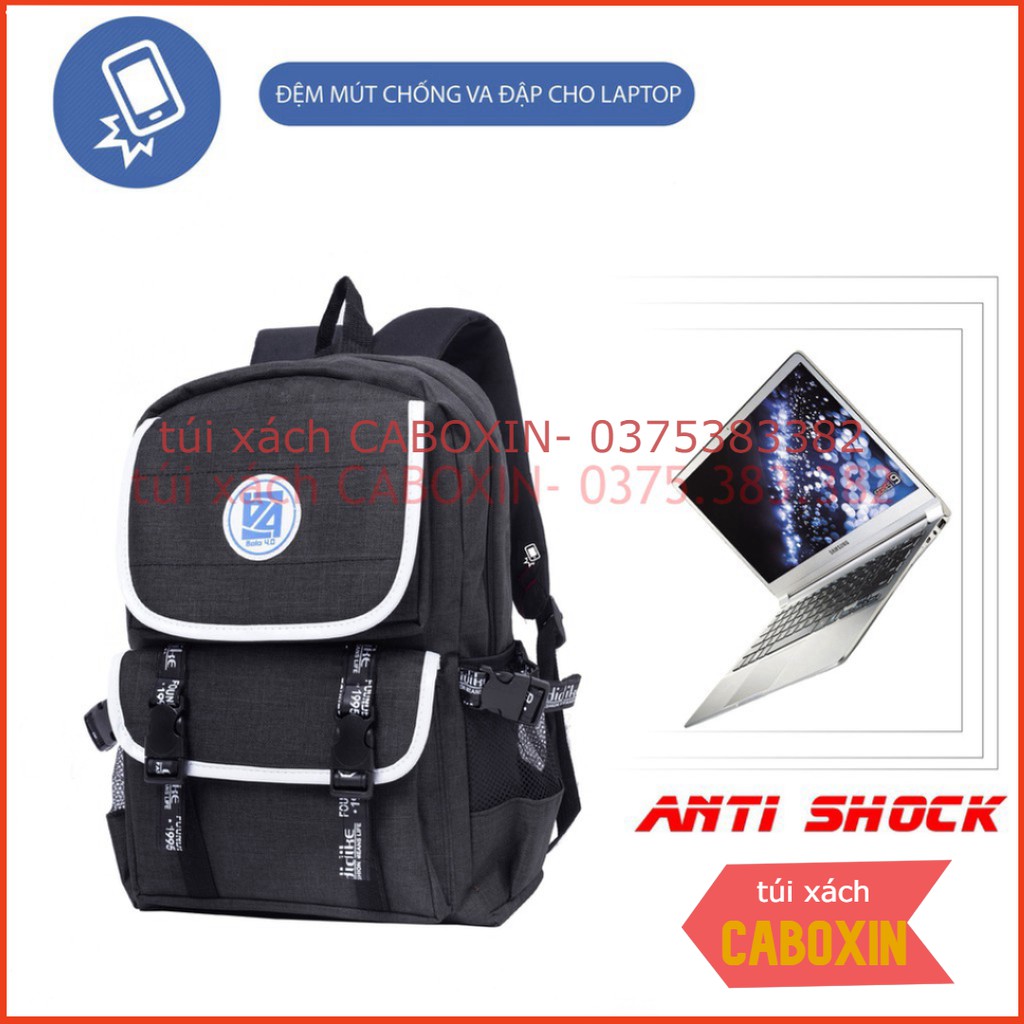 Balo thời trang nam nữ đi học, đi chơi đựng được laptop -CABOXIN tuyển sỉ toàn quốc