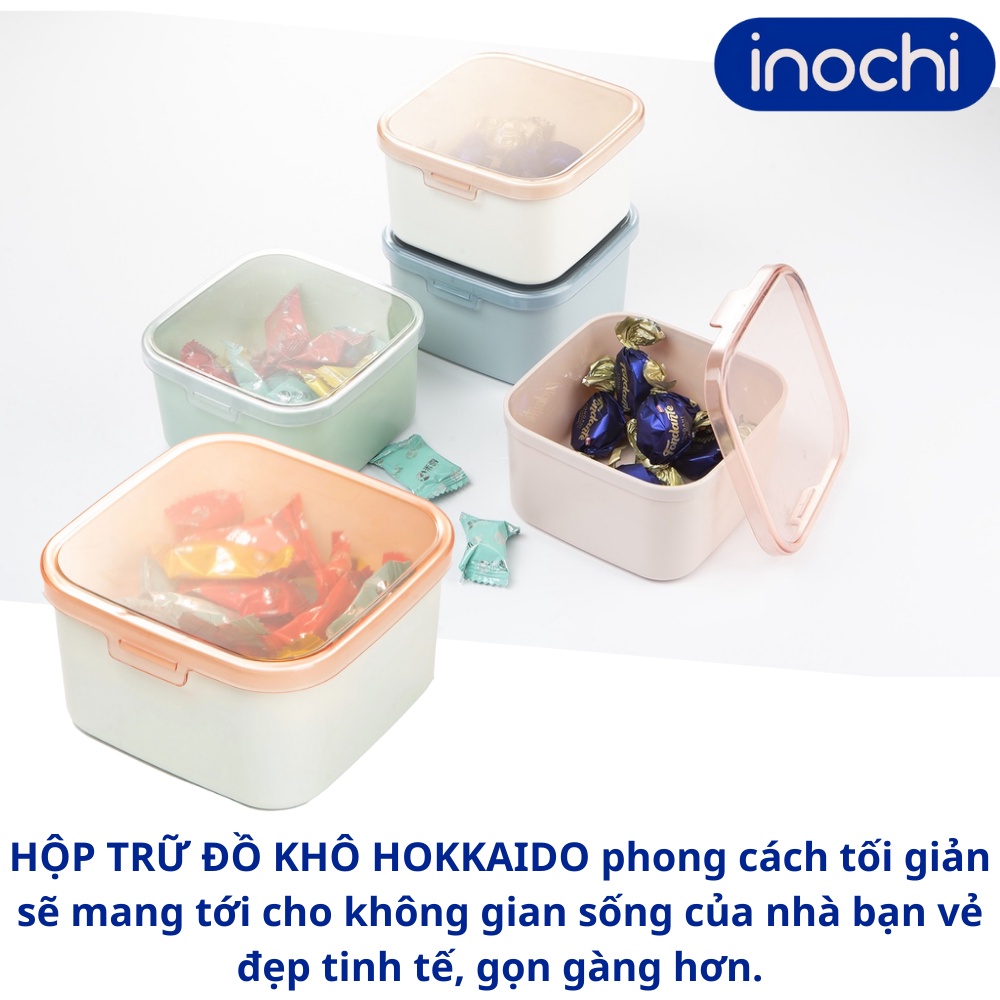 Hộp trữ đồ khô Hokkaido inochi hộp đựng thực phẩm