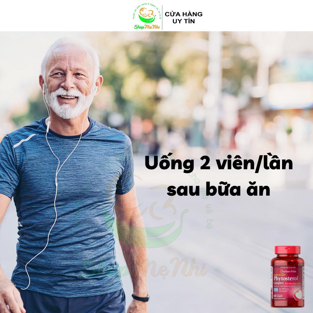 VIÊN UỐNG GIẢM MỠ MÁU PHYTOSTEROL PURITAN’S PRIDE DOUBLE STRENGTH PHYTOSTEROL 2000MG 60 Viên.
