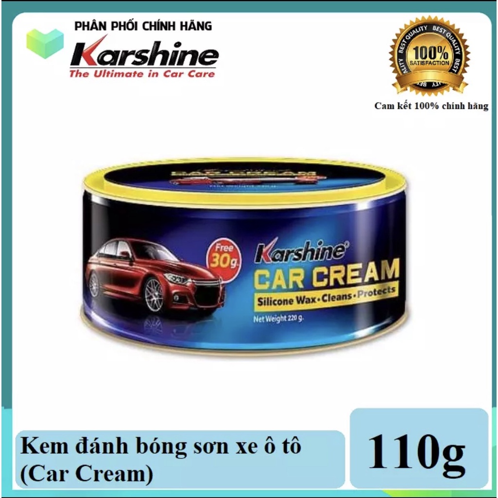 Kem đánh bóng sơn xe ô tô  Karshine 250g