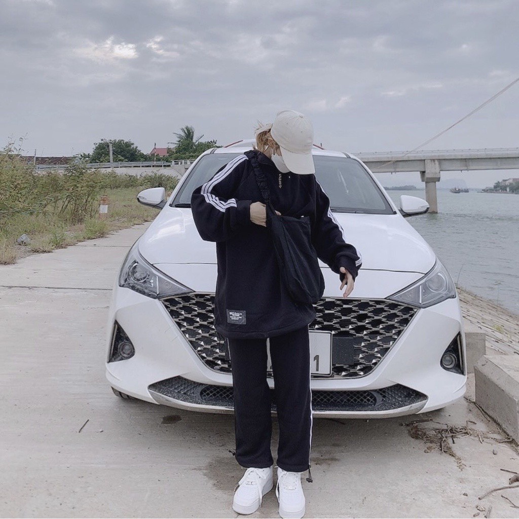 set thể thao nữ 3 sọc ulzzang cổ bẻ🌸Set bộ nỉ thể thao dài tay nam nữ form rộng unisex ROUGH RIDERS🌸 freeship🌸 sale | BigBuy360 - bigbuy360.vn