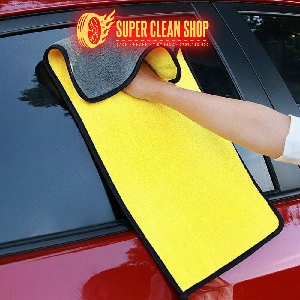 Khăn Lau Xe Ô Tô Microfiber MỀM MỊN