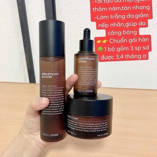 Bộ 3 Dưỡng Da Căng Bóng INCELLDERM