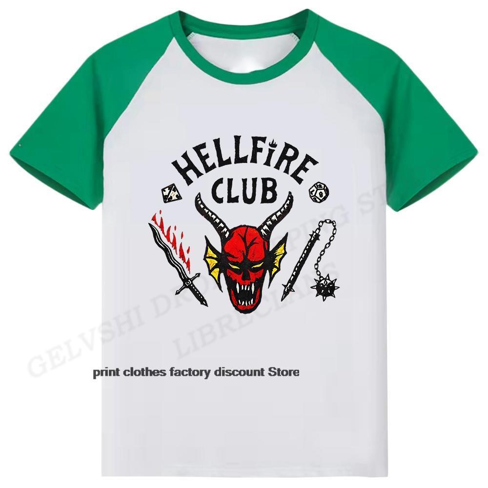 Áo Thun Tay Ngắn Cổ Tròn In Hình Eddie Munson Hellfire Club Season 4 Thời Trang Unisex