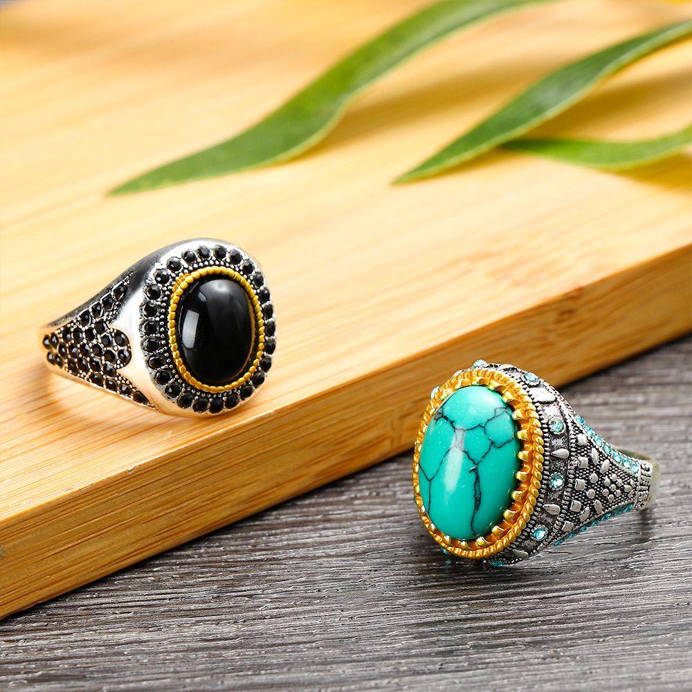 Nhẫn Thổ Nhĩ Kỳ Phong Cách Retro Thời Trang Cho Nam Và Nữ