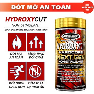 Hydroxycut Non Stimulant hỗ trợ giảm cân an toàn (150 viên)