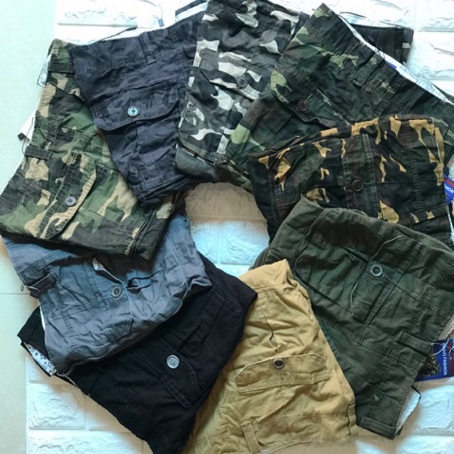Quần sọt lính 6 túi cao cấp chất ngầu | BigBuy360 - bigbuy360.vn