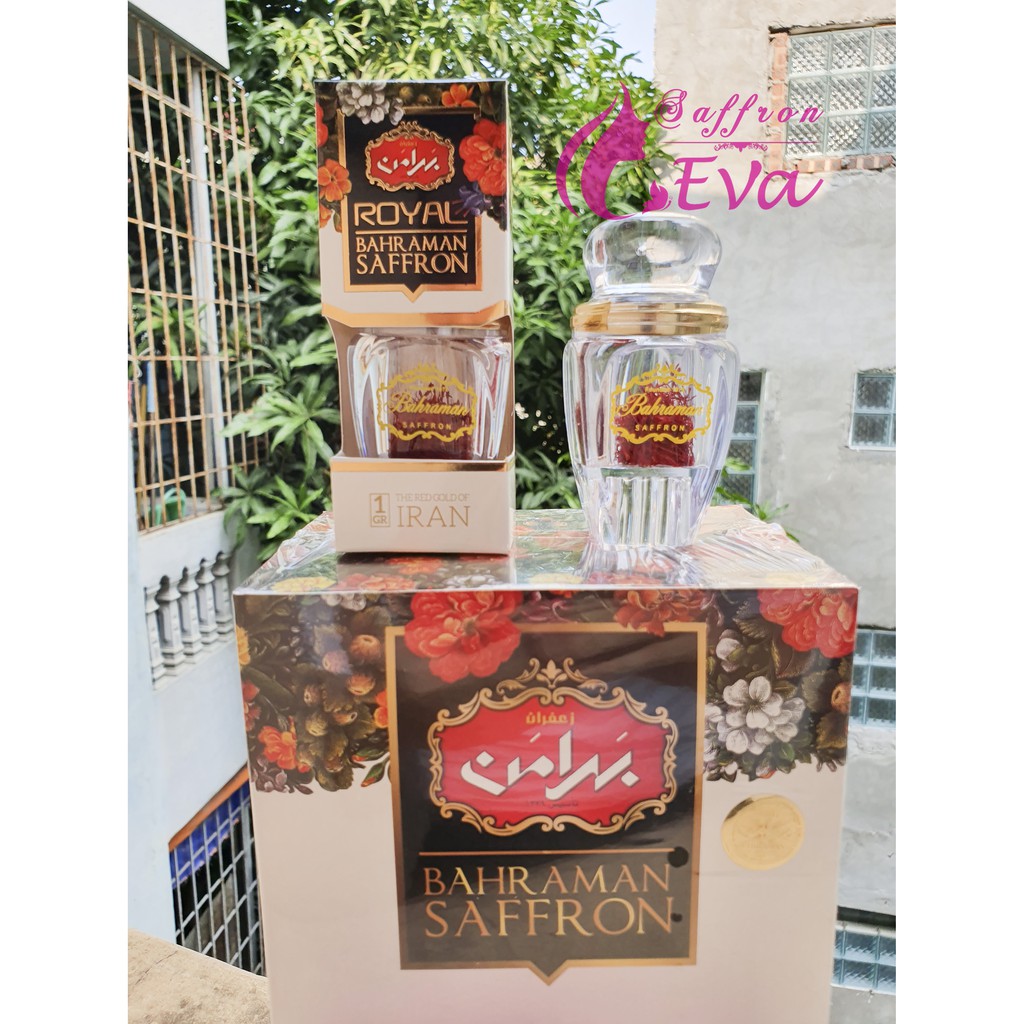 1gr Saffron Nhụy Hoa Nghệ Tây Iran chính hãng Royal Bahraman loại 1 Negin