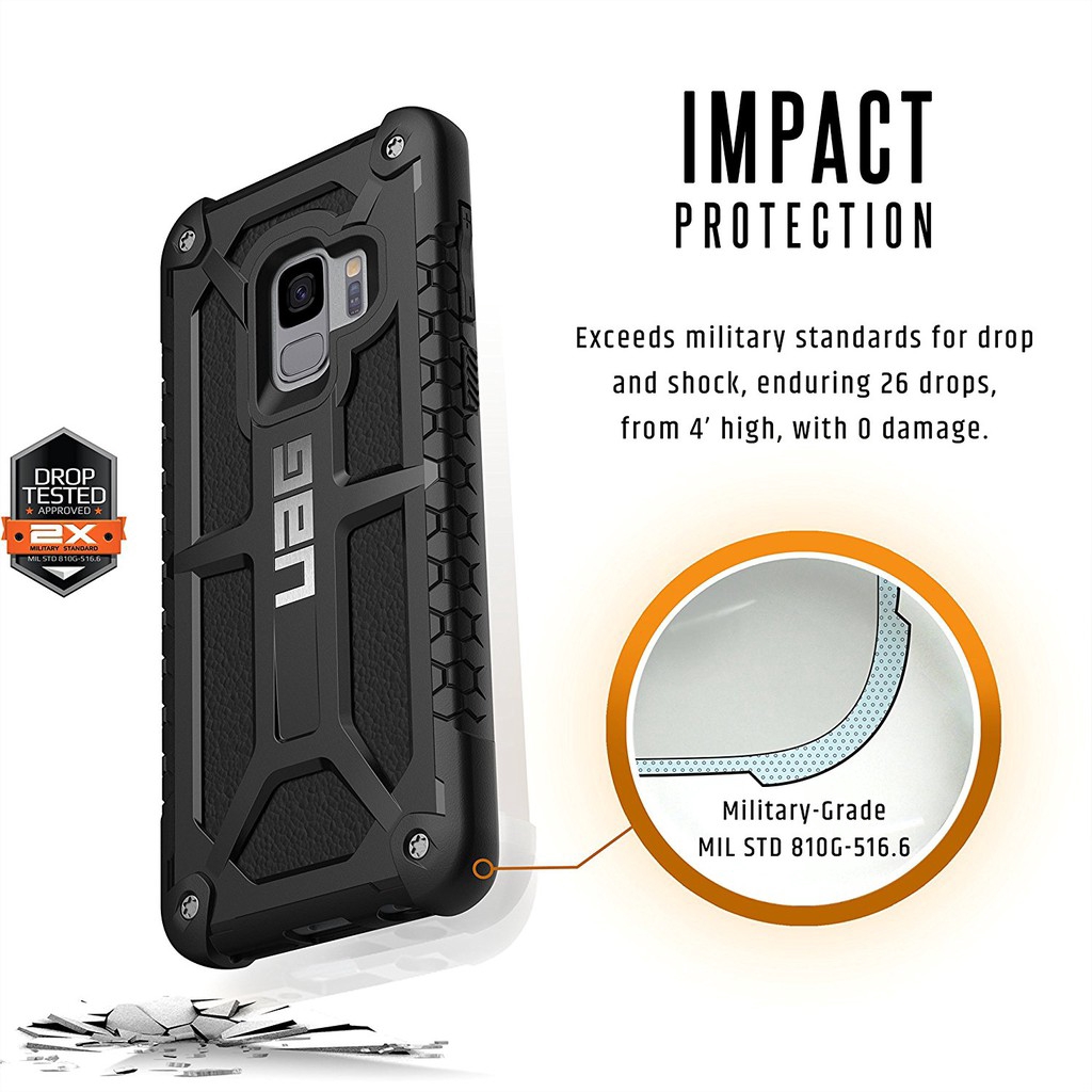 Ốp Điện Thoại Da Uag Supreme Cho Samsung Galaxy S9 S9plus S8 +