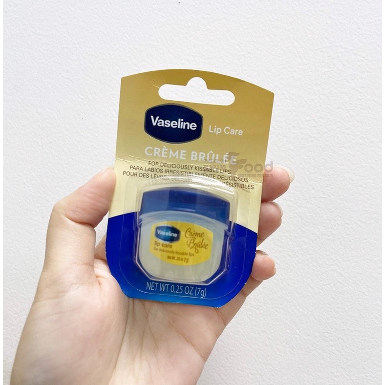 Sáp Dưỡng Môi Hồng Xinh Xắn Vaseline Lip Care 7g - Dạng Hũ