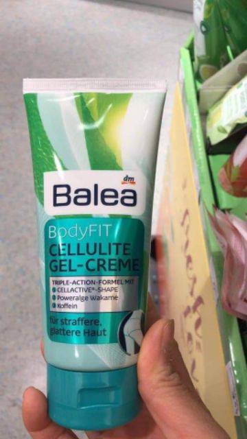 [NỘI ĐỊA ĐỨC HÃNG] Kem tan mỡ bụng Balea BodyFIT Cellulite Gel Creme