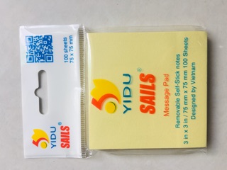Giấy note 75x75mm(3x3) - 1 lốc - 12 xấp