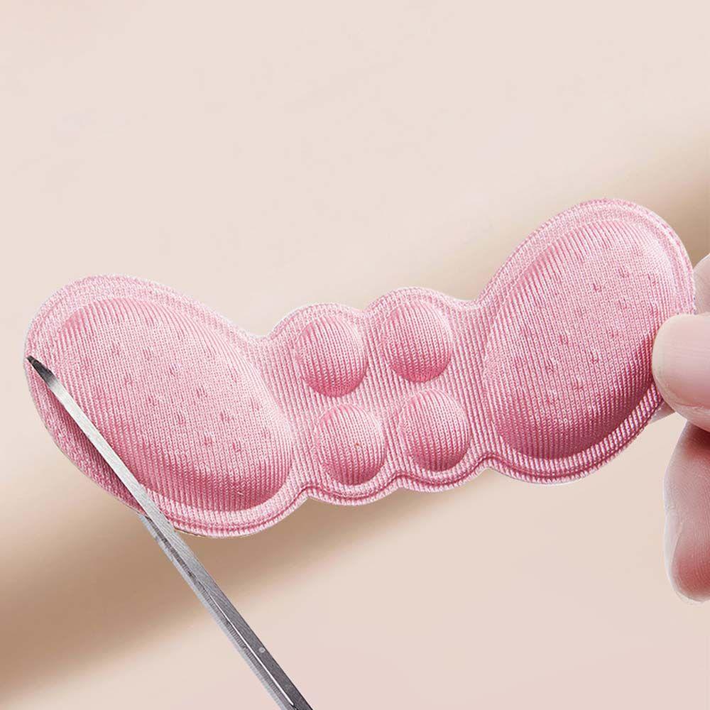 1 Cặp Đệm Lót Giày Bằng Silicone Vô Hình Chống Mòn Bảo Vệ Chân Không Trượt Nhiều Màu Sắc