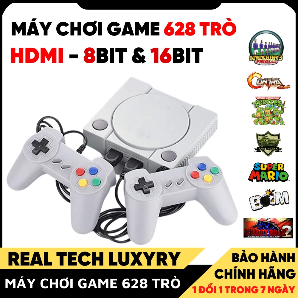 Máy Chơi Game Cổ Điển NES Classic 628 Trò Chơi Và 20 Game PS1 Trò chơi 8/16 Bit Mini playstation , ps4 , tay cầm game