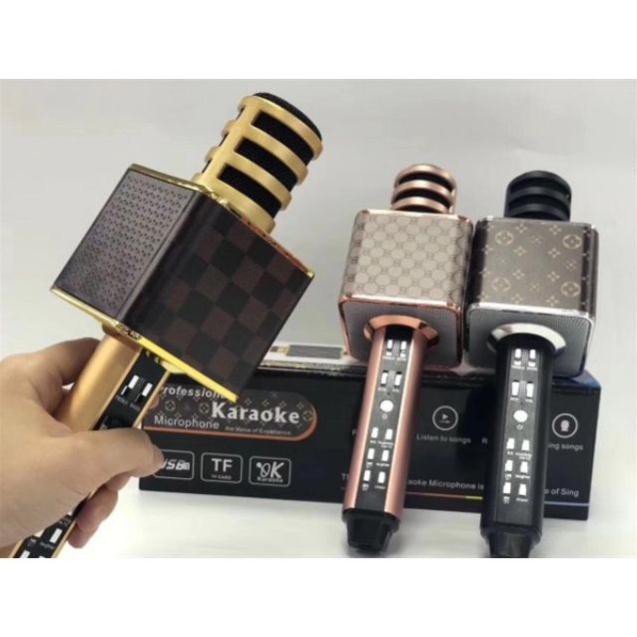 Mic hát karaoke bluetooth SD17 (Mic SD08-SD-SD18-YS90-YS91-YS92-YS93-YS95-L698) 3 in 1 loa to Mic Bass cực chuẩn