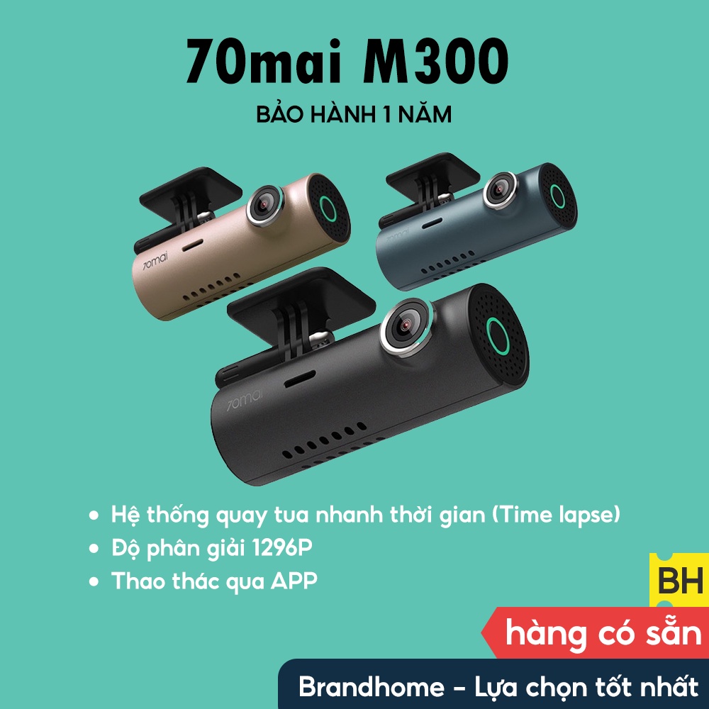 Camera Hành Trình Ô tô Xiaomi 70mai M300 - BẢN QUỐC TẾ