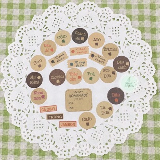 5 bảng tem dán nhân bánh Trung Thu truyền thống thiết kế riêng