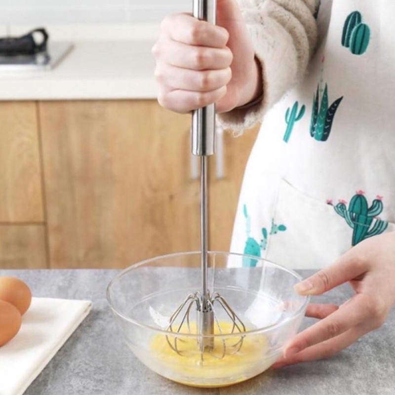 đánh trứng bằng tay inox mẫu mới