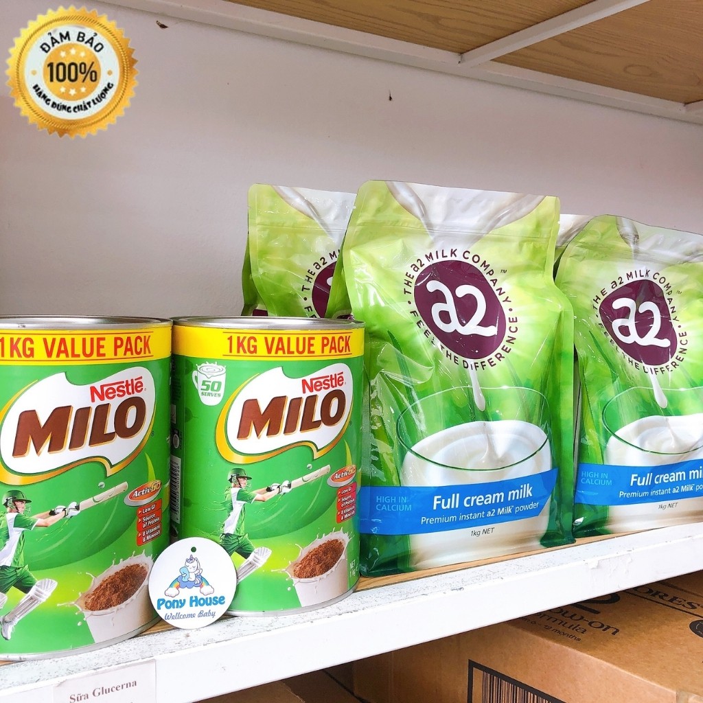 Sữa A2 Úc - Sữa Tươi Nguyên Kem Dạng Bột Úc Gói 1Kg Date 2024