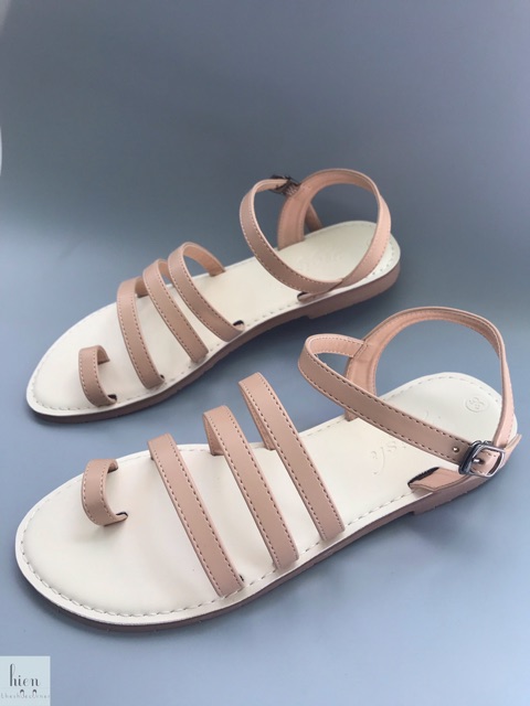 Giày sandal tigish 3 quai ngang xỏ ngón