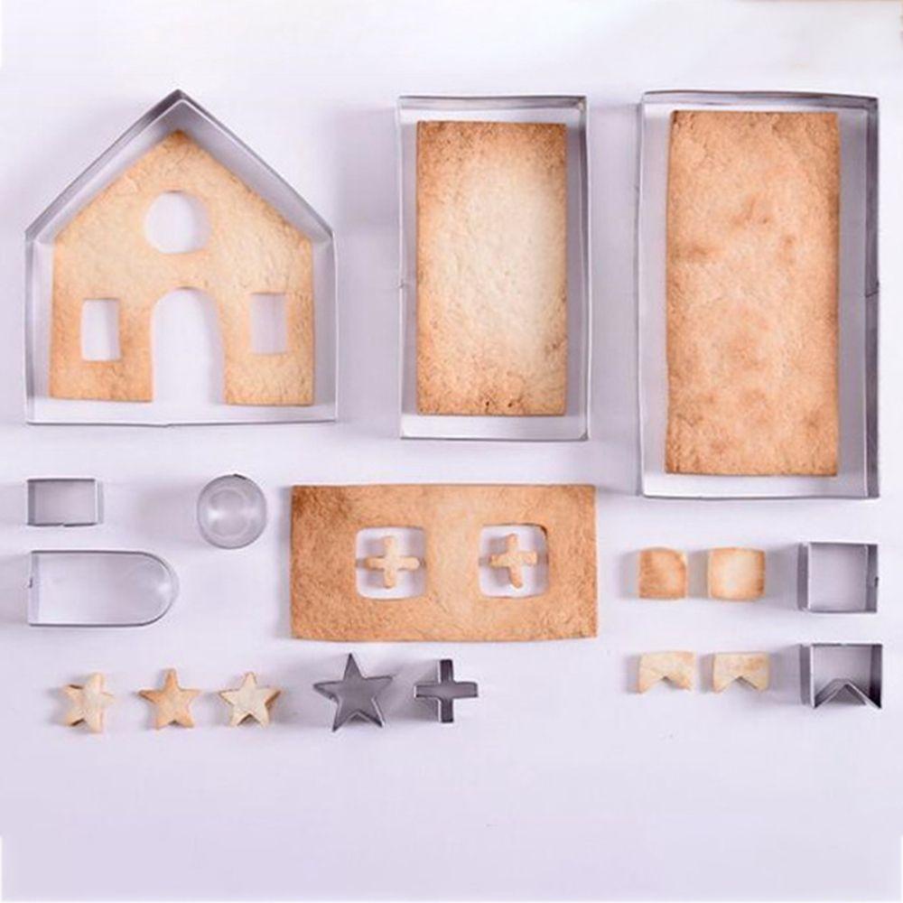 Bộ 2 Khuôn Cắt Bánh Quy Hình Ngôi Nhà Gừng