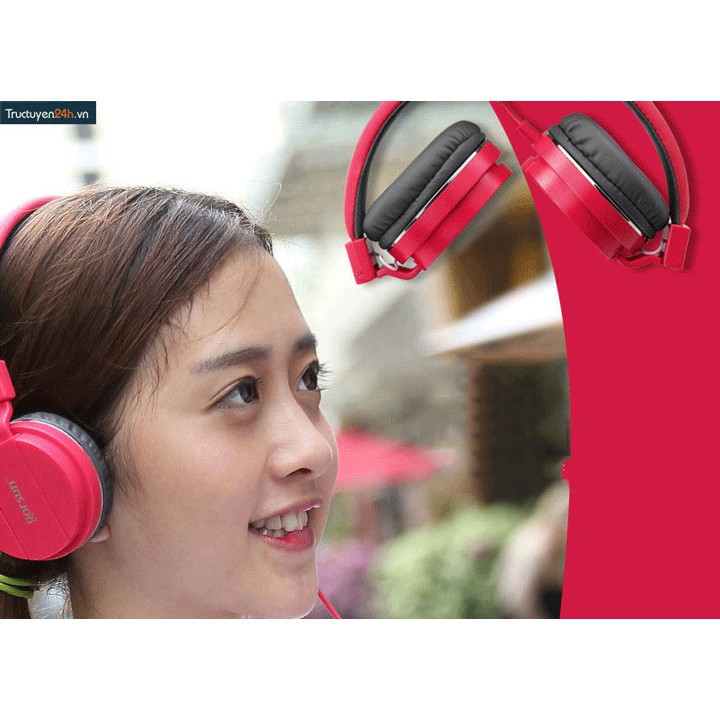 Tai nghe chụp tai thời trang Gorsun GS779 với 1 jack cắm vừa mic dành cho dân văn phòng và game thủ