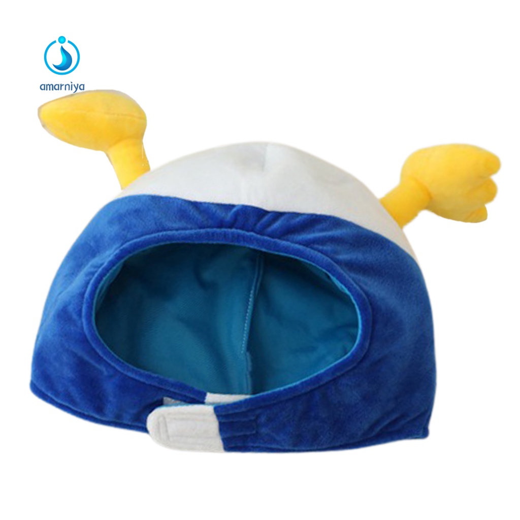 Mũ Trùm Đầu Hình Chú Vịt Miệng To Nhồi Bông Mềm Mại Dùng Hóa Trang Tiệc Tùng