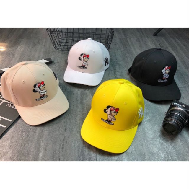 Nón NY thêu mickey ( 4 màu)