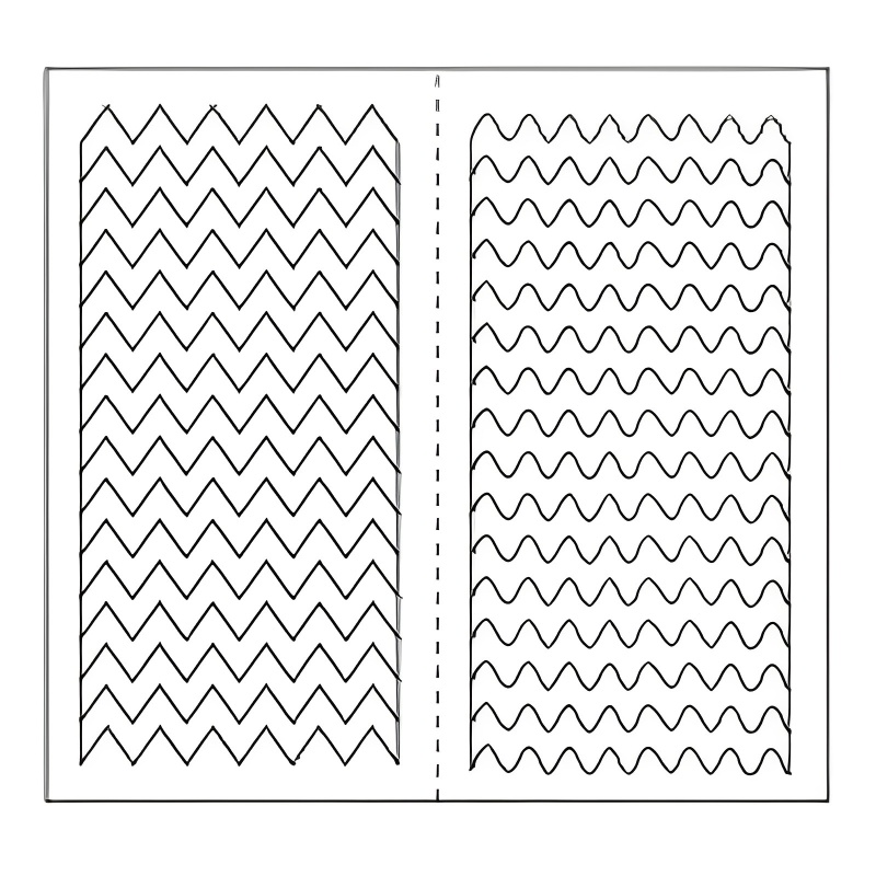 Miếng Dán Móng Tay Tự Dính Họa Tiết Hình Học Kiểu Pháp