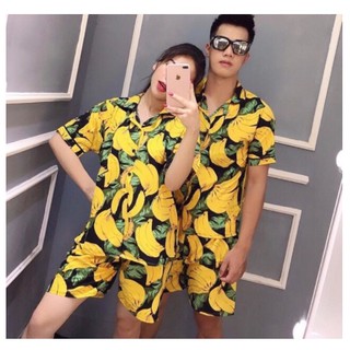 Đồ bộ pijama hoa quả trái cây
