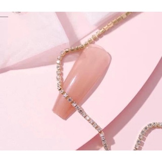 (phụ kiện nail) dây xích đá trang trí móng