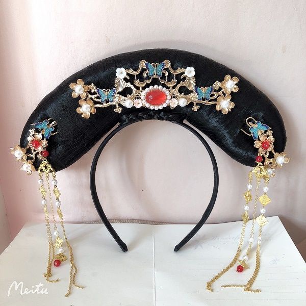 Gege Mũ Đội Đầu Hóa Trang Công Chúa Hoàng Gia Cổ Xưa 8.6