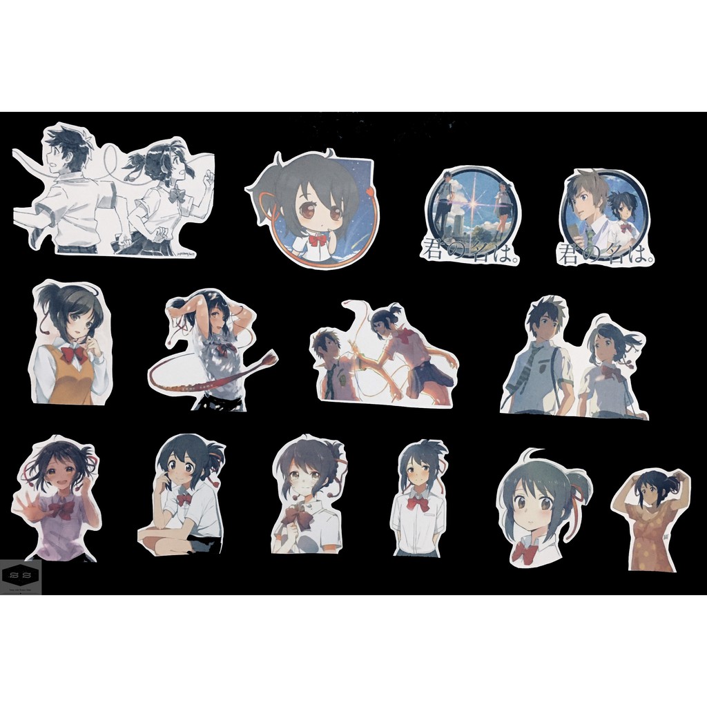 Bộ hình dán - sticker anime Your Name - Kimi no Na wa