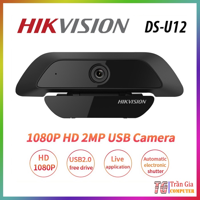 Webcam Hikvision DS-U12 độ phân giải (1920×1080) siêu nét