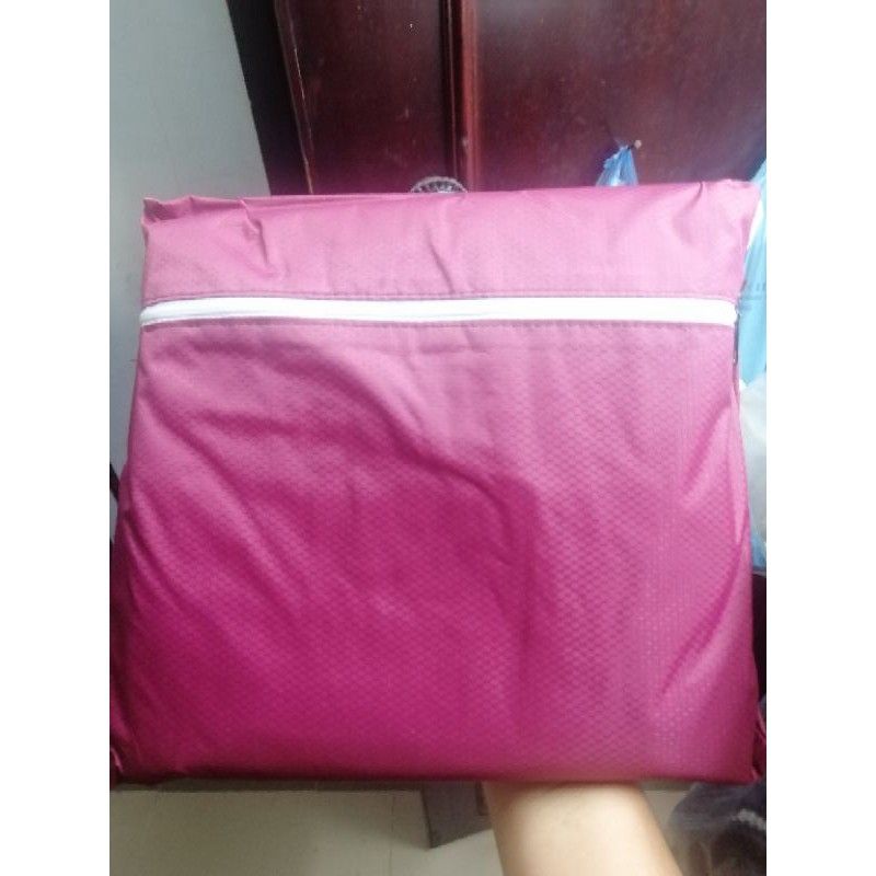 Áo mưa vải dù da cá, tổ ong có DÂY KÉO