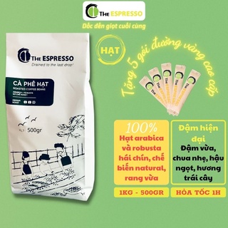 Hạt 73 the espresso - cà phê máy 7 robusta: 3 arabica, cà phê nguyên chất 100% hạt chín